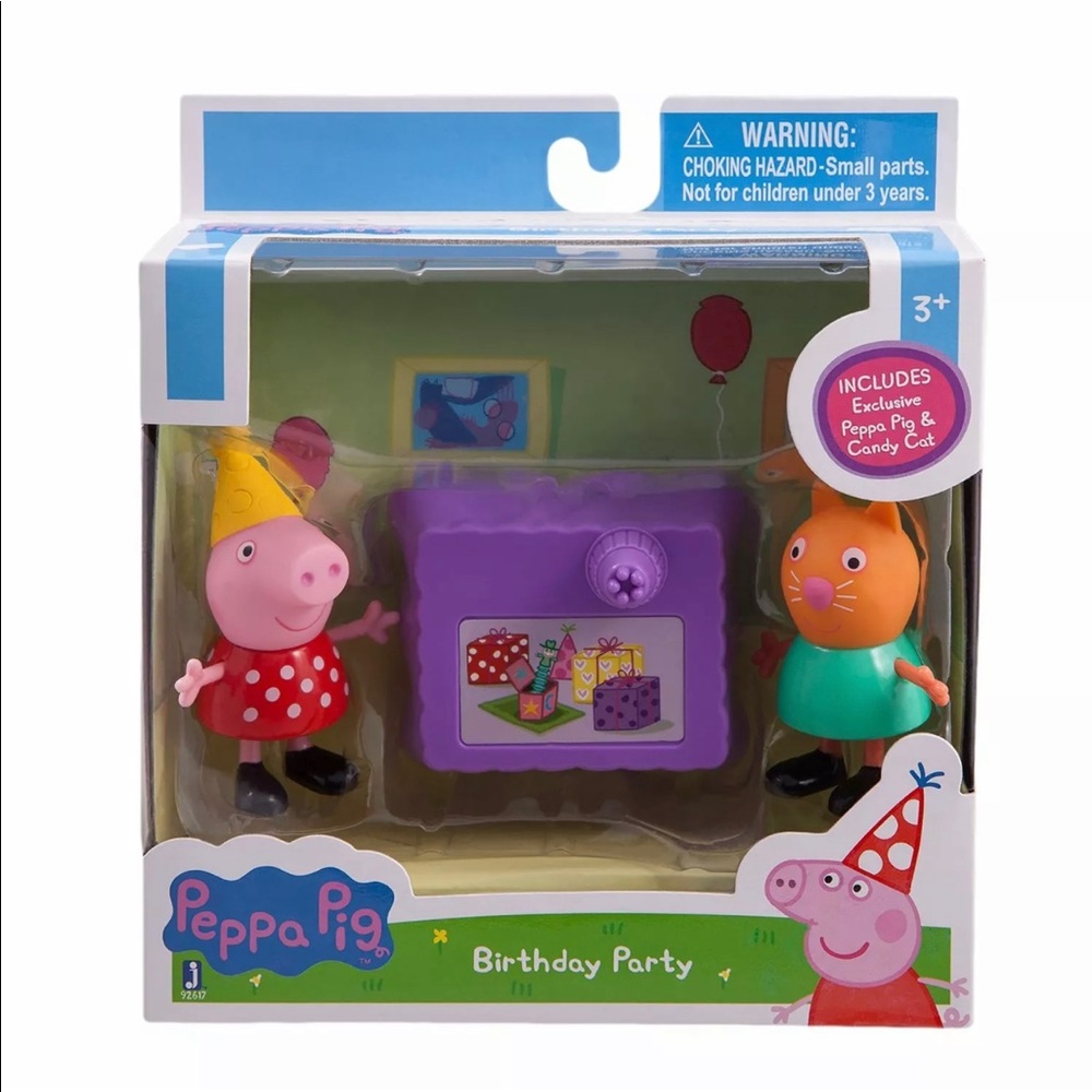 NEW Peppa PIG Peppa's Birthday Party Play Set